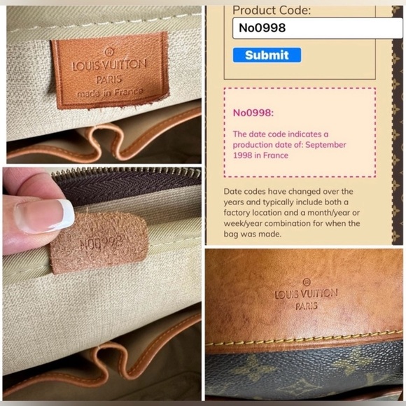 Louis Vuitton monogram Deauville hand bag - Picture 14 of 16